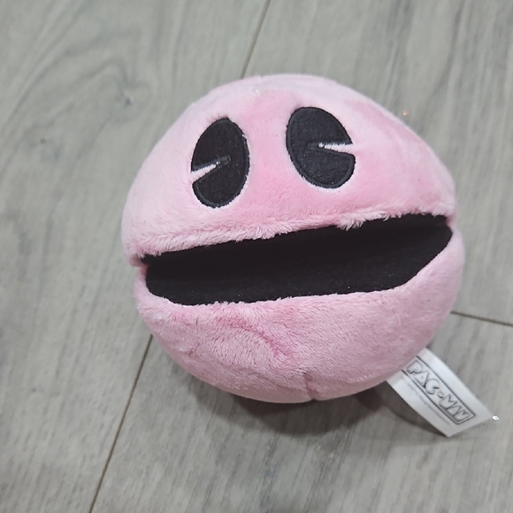 Pink Pac-Man Stuff Animal - Picture 1 of 6